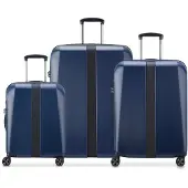 DELSEY PARIS Promenade Hard 2.0 4-pyöräinen Matkalaukkusetti 3-osainen Sininen