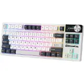 Royal Kludge KLUDGE RK S85 White Night gamingtangentbord beige switch