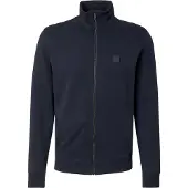 BOSS Zestart 10234591 Orange Collegepaita Puolivetoketjulla