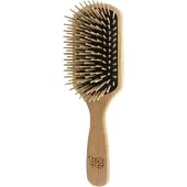 TEK Large Paddle Brush With Long Wooden Pins