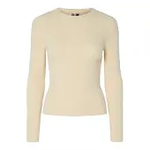 Pieces Pcmira New Ls O-Neck Knit Noos Bc - Cream - XXL