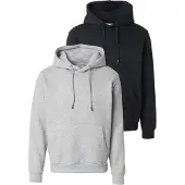 Jack & Jones Jjebradley Sweat Hood 2Pk Mp - Black - XL