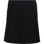 Object Objviola Mw Re Short Knit Skirt Noos - Black - S