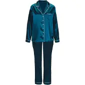 s.Oliver Pyjama petrooli / valkoinen