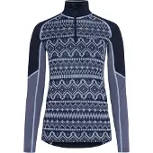 Kari Traa Women's Malia Half Zip Dark Navy Blue Kerrasto yläosat XL