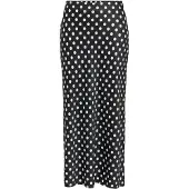 ONLY Onllydia Long Satin Skirt Wvn - Black - XS