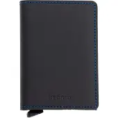 Secrid Matte Slimwallet -lompakko, musta/sininen