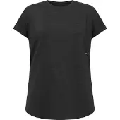 Röhnisch Women's Motion Tee Black Lyhythihainen treenipaita XL