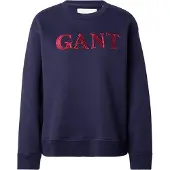 Gant Graphic C-Neck Sweat - Blue - M