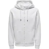 Only & Sons Onsceres Zip Thr. Hoodie Sweat Noos - Grey - L
