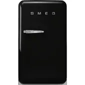 Smeg 50's Style Jääkaappi pakastelokerolla FAB10RBL6 (musta)