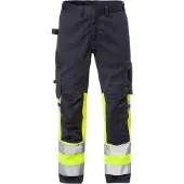 Fristads Palosuojattu flamestat high vis stretch housut lk 1 2162 ATHF Huomiokeltainen/Laivastonsininen C58