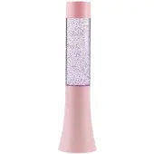 Itotal - Flared Glitter Lamp - Pastel Pink - 33.5 cm