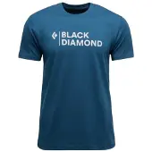 Black Diamond Men's Mini Stacked Short Sleeve Tee Indigo Lyhythihaiset topit M