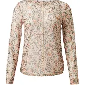 Comma casual identity Paita beige / oliivi / vaaleanpunainen