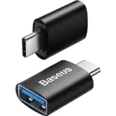 Baseus adapter USB A (female) to Type C (male) USB 3.2 Gen 2 ZJJQ000001 black ()