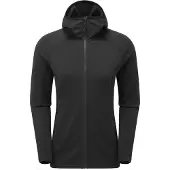Montane F Protium Hoodie, fleece, naiset, musta
