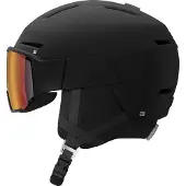 Salomon Osmo Pro Sigma Photo, laskettelukypärä visiirillä, musta