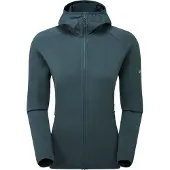 Montane F Protium Hoodie, fleecetakki, naiset, tummanvihreä