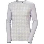 Helly Hansen Lifa Merino Midweight Graphic Crew, naiset, vaaleavioletti