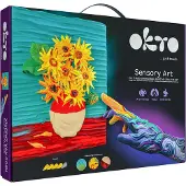 Okto OktoClay Auringonkukat 3D-maalaus