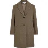 Vila Viclaudia Button Coat - Noos - Brown - 40