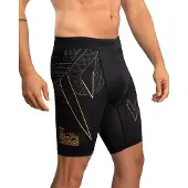 Venum Serpenti Vale Tudo-Shortsit Musta Hopea Kulta