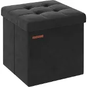 Songmics Rahi säilytyslokerolla 38x38x38cm, musta