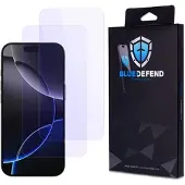 BlueDefend iPhone 17 Pro Max Anti-Blue Light Panssarilasi - 2 kpl.