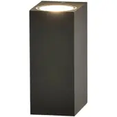 ACB Okra LED seinävalaisin IP54 2x6W 3000K 8cm antrasiitti