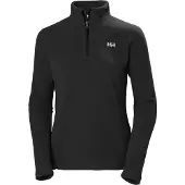 Helly Hansen Daybreaker 1/2 zip Fleece, nainen, musta