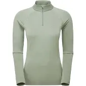 Montane F Dart Xt Zip Neck, naiset, vihreä