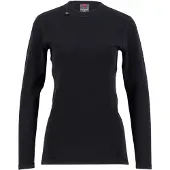 Ulvang Women's Comfort 200 Round Neck Black/Black Kerrasto yläosat XL