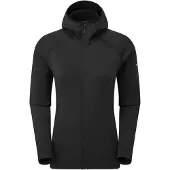 Montane F Fury Hoodie, fleecetakki, naiset, musta