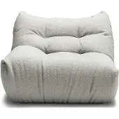 Decotique Mono Modulaarinen Sohva Vasen - Moduulisohvat Silmukkanukkakangas Steam White - 11103110