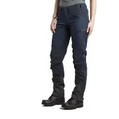 Lundhags Women's Makke Pant Short Light Navy/Deep Blue 34 Short