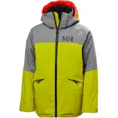 Helly Hansen Summit, laskettelutakki, junior, keltavihreä