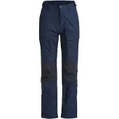 Lundhags Juniors' Fulu Rugged Stretch Hybrid Pant Light Navy/Deep Blue 140