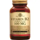 Solgar B2-vitamiini 100 mg 100 kaps. ravintolisä