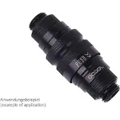 Alphacool Eiszapfen -pikakiinnitysliitin, uros, G1/4, musta