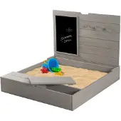 Roba Sandpit With Lid - Black - ONE SIZE
