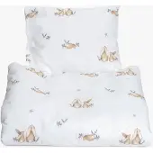 Mini Dreams MiniDreams Pussilakanasetti Pinnasänky 100x130 Bunny, Valkoinen