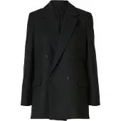 Selected Slfelin Wool Blend Blazer Noos - Grey - 40
