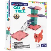 Magna-Tiles Kissan kiipeilypuu magneettirakennussarja, 13 osaa