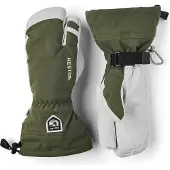 Hestra Army Leather Heli Ski 3-Finger Olive Lasketteluhanskat 7