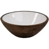 Sögne Home - Kulho 20,4 cm Rustic Brown/Valkoinen