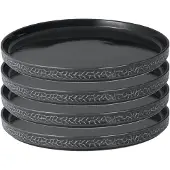 Vargen & Thor - Servisen C Lautanen 25 cm 4 kpl Antrasiitti