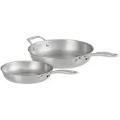 Le Creuset - Essential 3-ply Paistinpannusetti 24+28 cm Teräs