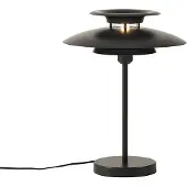 QAZQA Retro pöytävalaisin musta teräs 45cm - Pauly