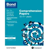 Book Bond 11plus: English: Comprehension Papers: Ready for the 2024 exam: 10-11plus years